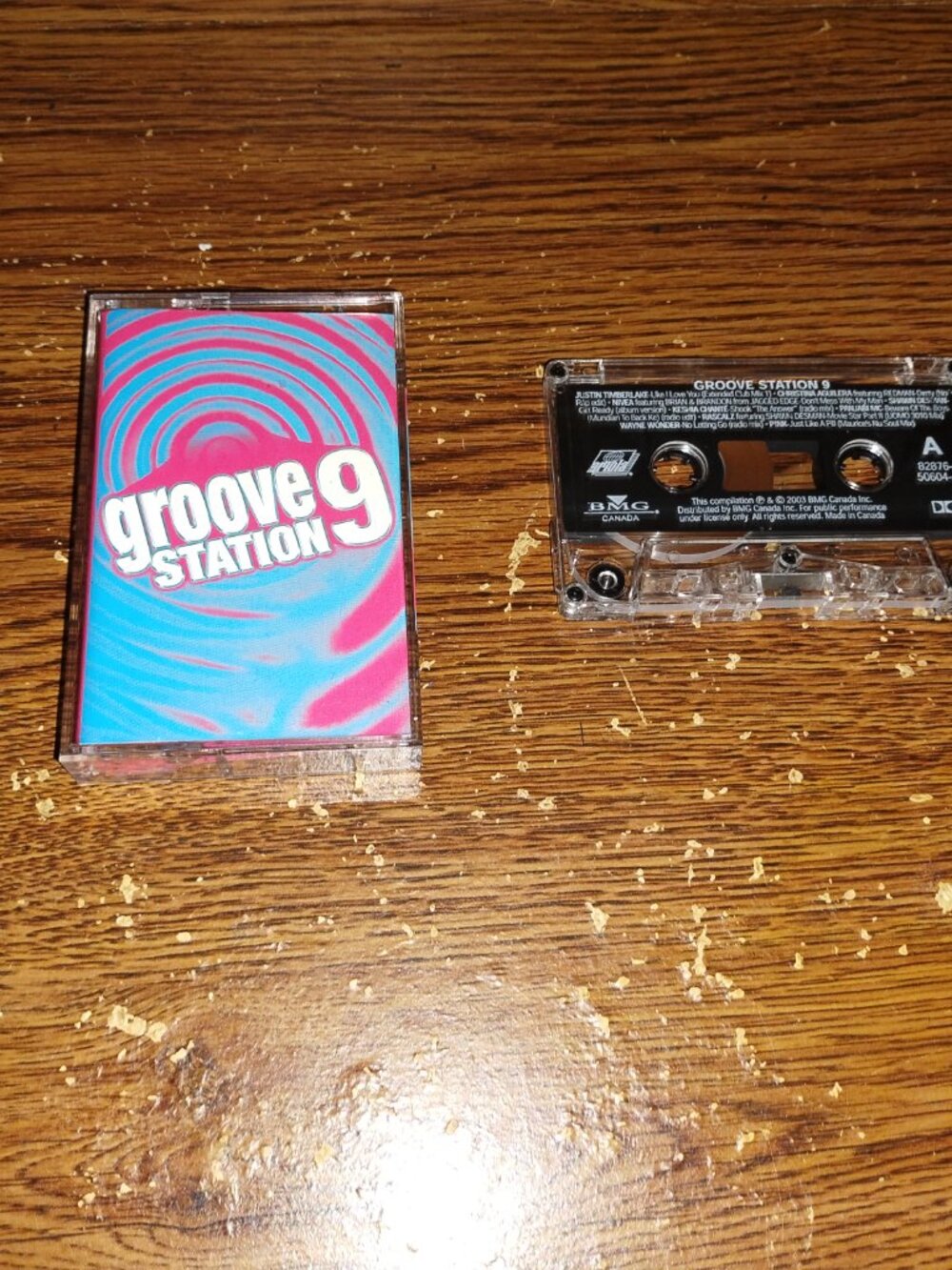 Groove Station 9 on cassette (BMG Music Canada, 2003)